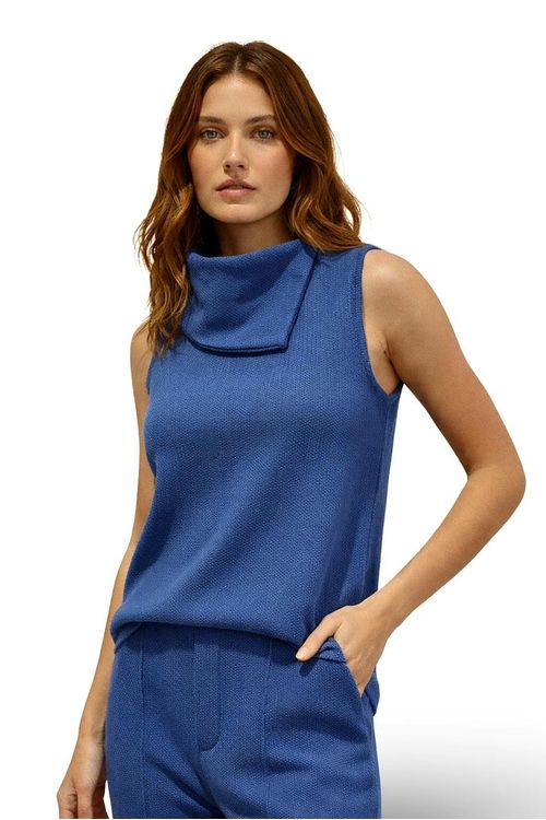 BLUSA TEC.MALHA HERITAGE DEC.MAXI GOLA VIRADA SMG -5-